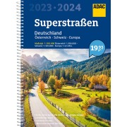 Tyskland Superstrassen Atlas ADAC 2023/2024
